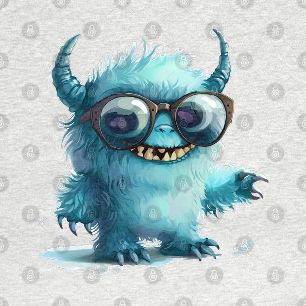 Cute Fluffy Monster by Obotan Mmienu